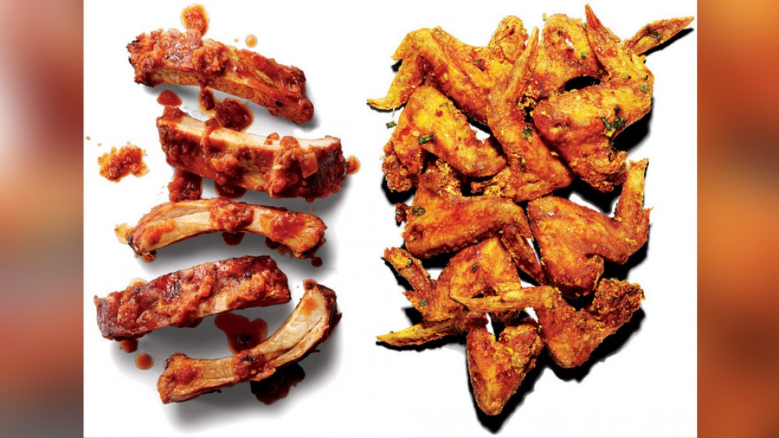 Ribs vs. Wings Muscle & Fitness